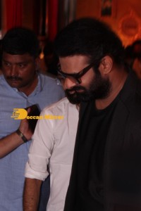 Prabhas and Pooja Hegde at the trailer launch of their movie Radhe Shyam