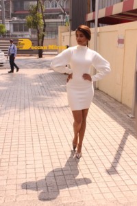 Prabhas and Pooja Hegde at the trailer launch of their movie Radhe Shyam