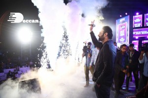 Radhe Shyam movie Pre-Release Event attended by Prabhas, Pooja Hegde and Krishnam Raju