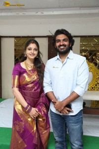 Actor couple Kiran Abbavaram and Rahasya Gorak meet the press after their marriage