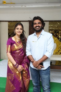 Actor couple Kiran Abbavaram and Rahasya Gorak meet the press after their marriage