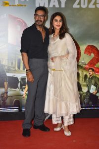 Raid 2 Screening attended by Ajay Devgn and Vaani Kapoor