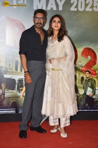 Raid 2 Screening attended by Ajay Devgn and Vaani Kapoor