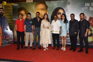 Raid 2 Screening attended by Ajay Devgn and Vaani Kapoor