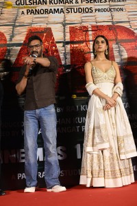 Raid 2 Trailer Launch attended by Ajay Devgn and Vaani Kapoor