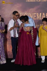 Raja Shivaji Trailer Launch attended by Riteish Deshmukh, Genelia, Bhagyashree, Abhishek Bachchan, Vidya Balan, and Sanjay Dutt
