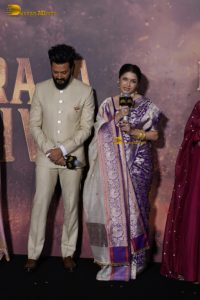 Raja Shivaji Trailer Launch attended by Riteish Deshmukh, Genelia, Bhagyashree, Abhishek Bachchan, Vidya Balan, and Sanjay Dutt