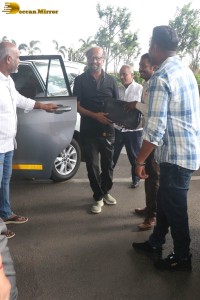 Superstar Rajinikanth spotted at Mumbai Airport