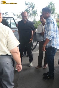 Superstar Rajinikanth spotted at Mumbai Airport