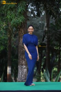 actress Rakul Preet Singh gorgeous in a blue dress