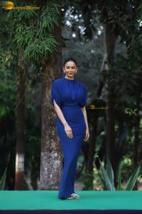actress Rakul Preet Singh gorgeous in a blue dress