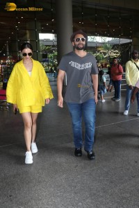 lovebirds rakul preet singh and jackky bhagnani spotted at airport on june 5, 2023