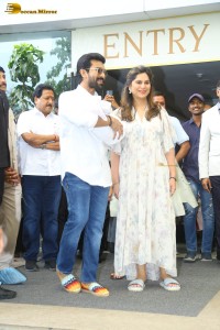 Ram Charan and Upasana with their daughter on June 23, 2023