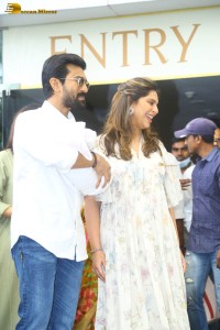 Ram Charan and Upasana with their daughter on June 23, 2023