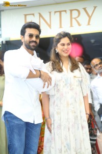Ram Charan and Upasana with their daughter on June 23, 2023
