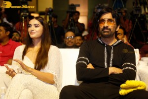 The Trailer Launch of the Telugu Movie 'Ramarao on Duty' - attended by Ravi Teja, Divyansha Kaushik and Nasser