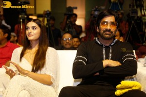 The Trailer Launch of the Telugu Movie 'Ramarao on Duty' - attended by Ravi Teja, Divyansha Kaushik and Nasser