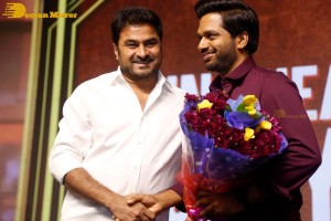 The Trailer Launch of the Telugu Movie 'Ramarao on Duty' - attended by Ravi Teja, Divyansha Kaushik and Nasser