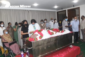 Family and Friends pay last respects to Ghattamaneni Ramesh Babu son of Superstar Krishna