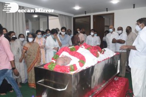 Family and Friends pay last respects to Ghattamaneni Ramesh Babu son of Superstar Krishna