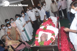Family and Friends pay last respects to Ghattamaneni Ramesh Babu son of Superstar Krishna