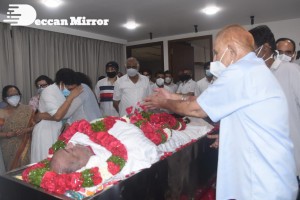 Family and Friends pay last respects to Ghattamaneni Ramesh Babu son of Superstar Krishna