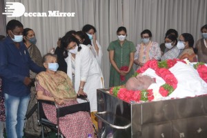 Family and Friends pay last respects to Ghattamaneni Ramesh Babu son of Superstar Krishna