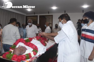 Family and Friends pay last respects to Ghattamaneni Ramesh Babu son of Superstar Krishna