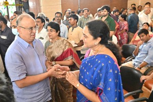 Family, Friends, and Well-wishers including Chandrababu Naidu, Chiranjeevi, Pawan Kalyan, Nagarjuna pay last respects to Ramoji Rao