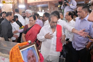 Family, Friends, and Well-wishers including Chandrababu Naidu, Chiranjeevi, Pawan Kalyan, Nagarjuna pay last respects to Ramoji Rao