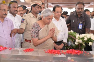 Family, Friends, and Well-wishers including Chandrababu Naidu, Chiranjeevi, Pawan Kalyan, Nagarjuna pay last respects to Ramoji Rao
