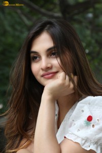 actress Ramya Pasupuleti beautiful in a white floral dress