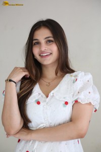 actress Ramya Pasupuleti beautiful in a white floral dress