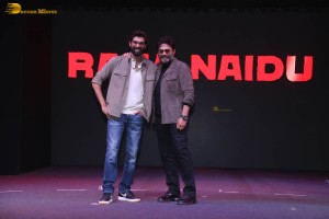 Trailer Launch of Netflix Show Rana Naidu attended by Venkatesh and Rana Daggubati