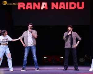 Trailer Launch of Netflix Show Rana Naidu attended by Venkatesh and Rana Daggubati