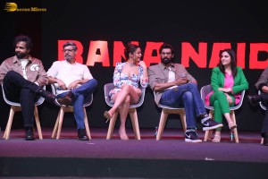 Trailer Launch of Netflix Show Rana Naidu attended by Venkatesh and Rana Daggubati