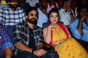 Ranga Ranga Vaibhavanga movie team including Vaishnav Tej and Ketika Sharma visit K L University