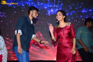 Ranga Ranga Vaibhavanga movie team including Vaishnav Tej and Ketika Sharma visit K L University