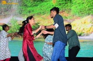 Ranga Ranga Vaibhavanga movie team including Vaishnav Tej and Ketika Sharma visit K L University
