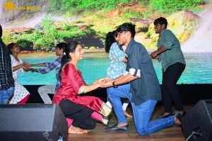 Ranga Ranga Vaibhavanga movie team including Vaishnav Tej and Ketika Sharma visit K L University