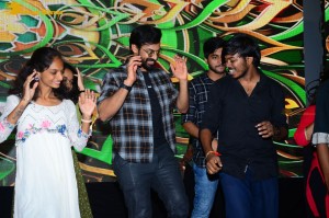 Ranga Ranga Vaibhavanga movie team including Vaishnav Tej and Ketika Sharma visit K L University