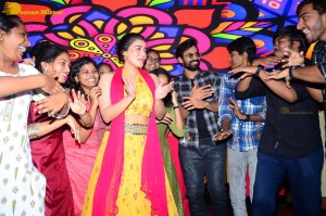 Ranga Ranga Vaibhavanga movie team including Vaishnav Tej and Ketika Sharma visit K L University