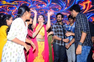 Ranga Ranga Vaibhavanga movie team including Vaishnav Tej and Ketika Sharma visit K L University