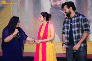 Ranga Ranga Vaibhavanga movie team including Vaishnav Tej and Ketika Sharma visit K L University