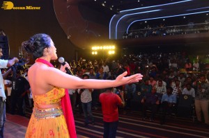 Ranga Ranga Vaibhavanga movie team including Vaishnav Tej and Ketika Sharma visit K L University