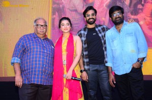 Ranga Ranga Vaibhavanga movie team including Vaishnav Tej and Ketika Sharma visit K L University
