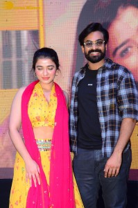 Ranga Ranga Vaibhavanga movie team including Vaishnav Tej and Ketika Sharma visit K L University