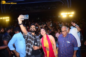 Ranga Ranga Vaibhavanga movie team including Vaishnav Tej and Ketika Sharma visit K L University