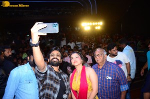 Ranga Ranga Vaibhavanga movie team including Vaishnav Tej and Ketika Sharma visit K L University