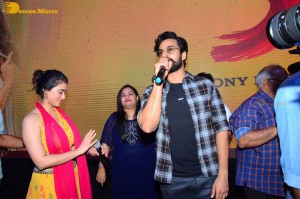 Ranga Ranga Vaibhavanga movie team including Vaishnav Tej and Ketika Sharma visit K L University